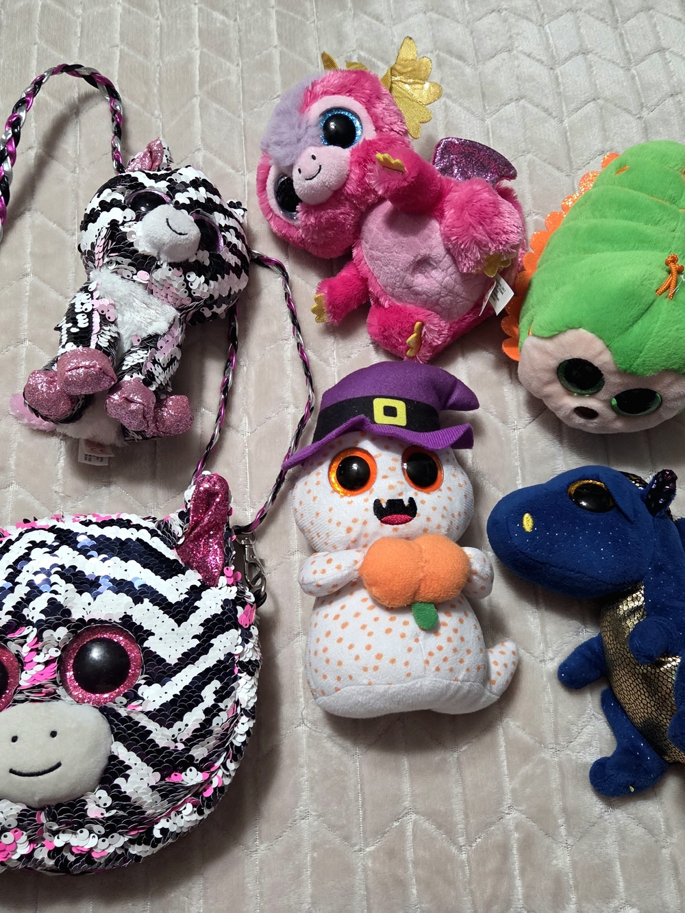 Ty Plush Assortment - With Matching Purse